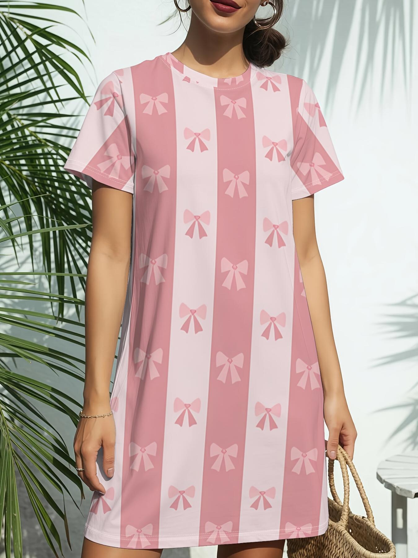 The Blush Stripes Women S New Round Neck Short Sleeve T-Shirt Dress Features American Fashion Trends with Digital Prints. Perfect for Casual Wear in S S дубильная кора
The Blush Stripes Women S New Round Neck Short Sleeve T-Shirt Dress Features American Fashion Trends with Digital Prints. Perfect for Casual Wear in S S дубильная кора