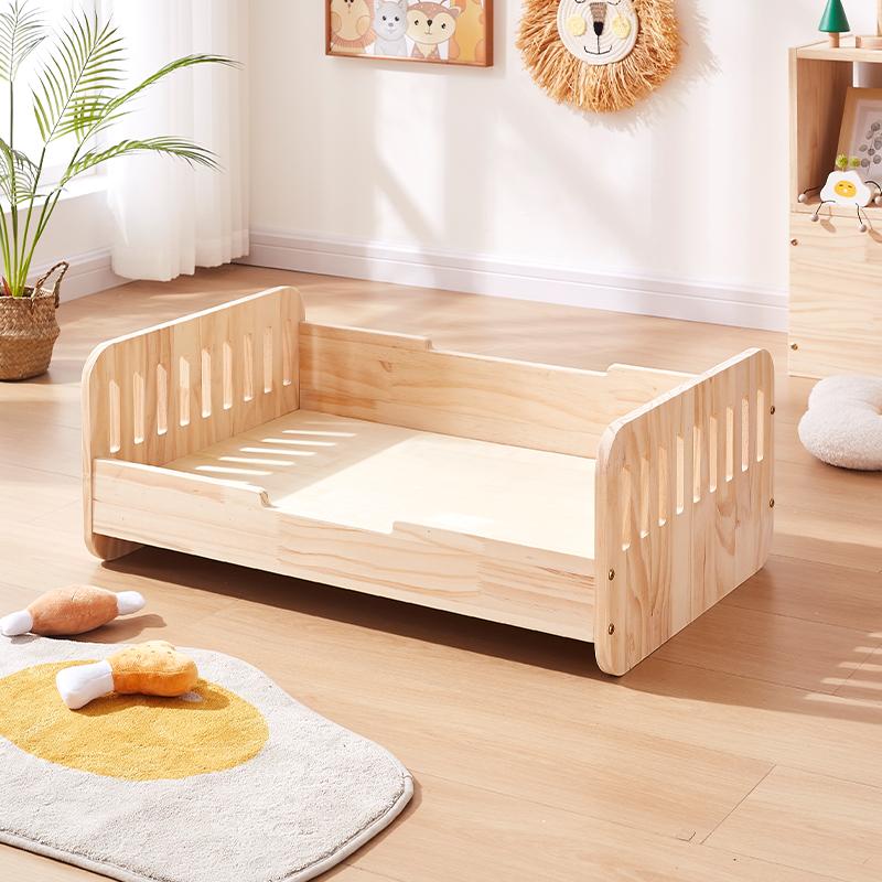Elevated Wooden Dog Bed Breathable Moisture-proof Pet Nest Four Season Universal Cat House Stylish Design Kennel for Indoor M-79.5x50x30cm
Elevated Wooden Dog Bed Breathable Moisture-proof Pet Nest Four Season Universal Cat House Stylish Design Kennel for Indoor M-79.5x50x30cm