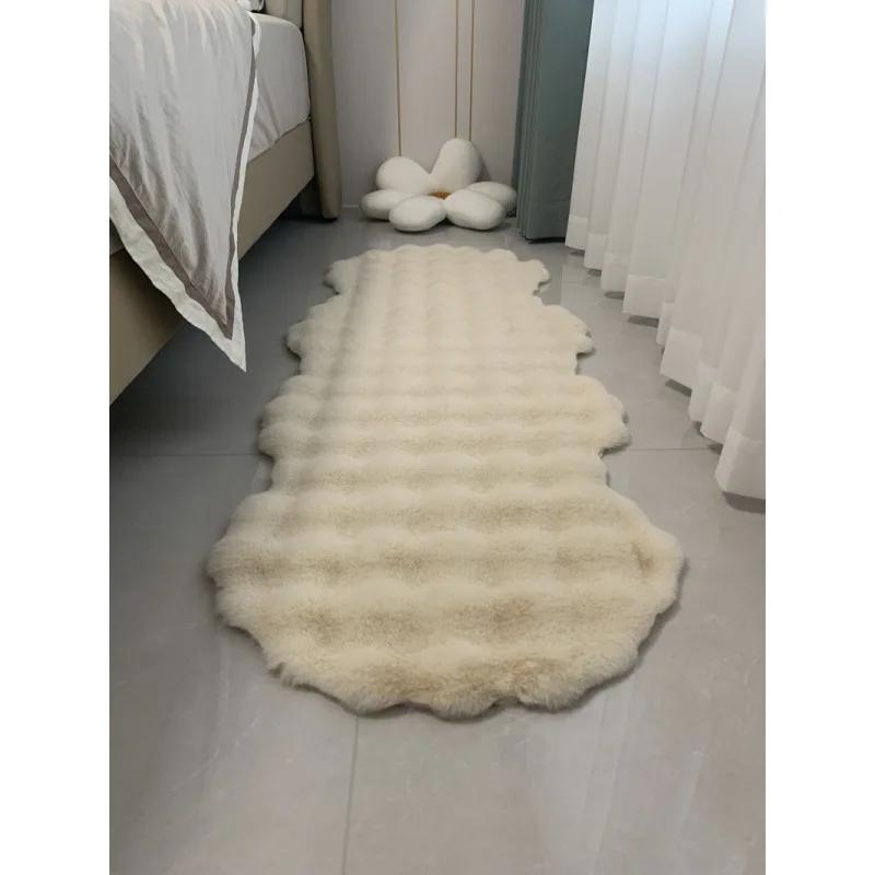 Роскошный плюшевый ковер из пузырчатого флиса неправильной формы, нескользящий мягкий прикроватный коврик, искусственный пушистый лохматый ковер, домашний декор 40X60CM бежевый
Роскошный плюшевый ковер из пузырчатого флиса неправильной формы, нескользящий мягкий прикроватный коврик, искусственный пушистый лохматый ковер, домашний декор 40X60CM бежевый
