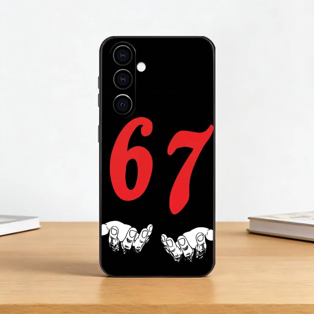 Six S-Seven 67 Phone Case For Samsung Galaxy A73,A72,A71,A70,A53,A52,A51,Soft Silicone Black Cover Samsung a22 4g
Six S-Seven 67 Phone Case For Samsung Galaxy A73,A72,A71,A70,A53,A52,A51,Soft Silicone Black Cover Samsung a22 4g