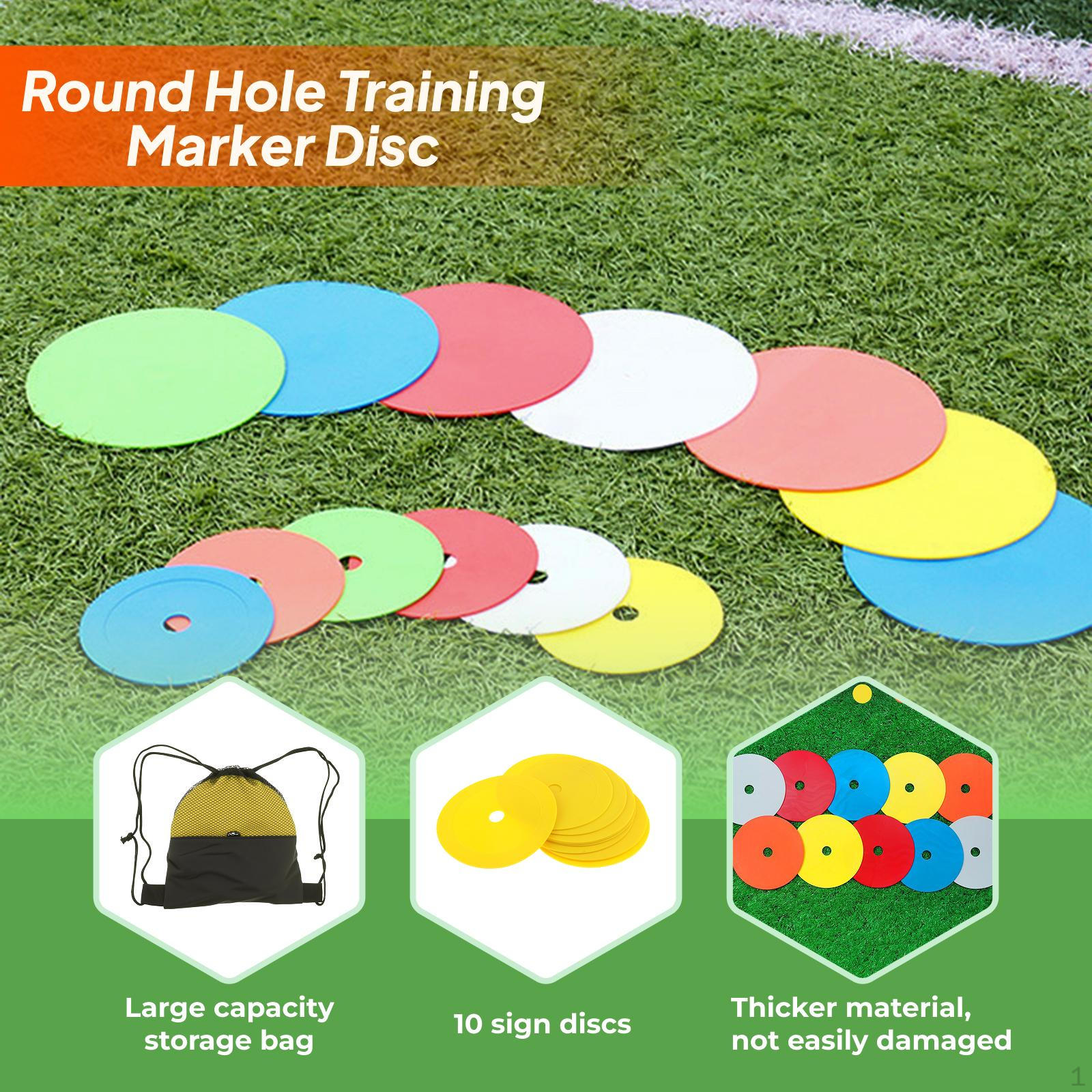 10 Плоских Маркерных Конусов с Сумкой для Хранения, Нескользящие 6-дюймовые Сидячие Диски для Футбольных Тренировок, Скорость жёлтый
10 Плоских Маркерных Конусов с Сумкой для Хранения, Нескользящие 6-дюймовые Сидячие Диски для Футбольных Тренировок, Скорость жёлтый