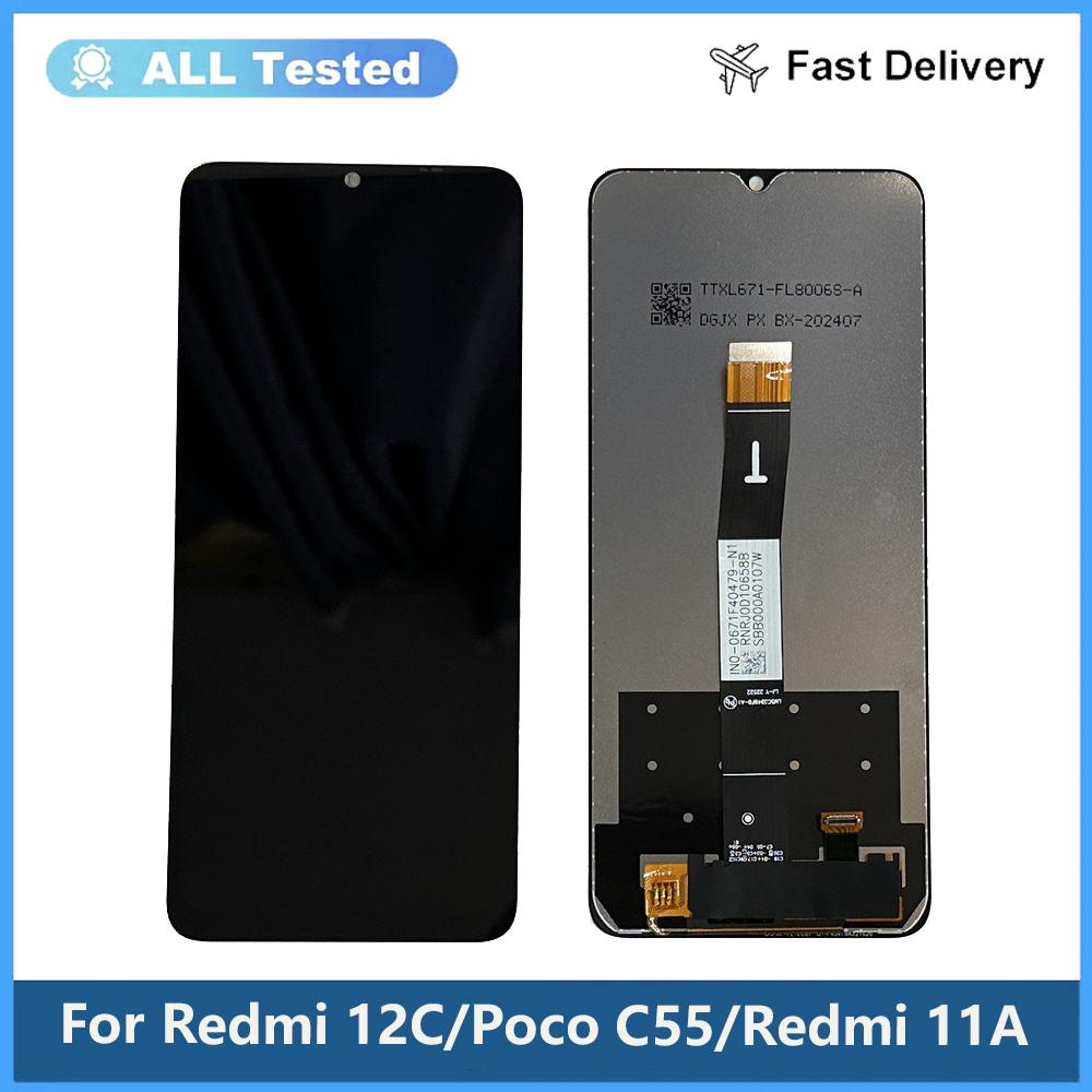 LCD Screen and Digitizer Full Assembly For Redmi 12C Poco C55 Redmi 11A
LCD Screen and Digitizer Full Assembly For Redmi 12C Poco C55 Redmi 11A