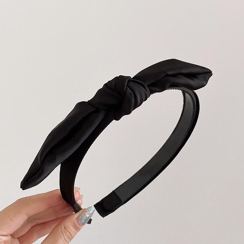 Красная повязка на голову с бантом в стиле Роуз Лю Ифэй для женщин – Элегантный летний аксессуар для волос чёрный
Красная повязка на голову с бантом в стиле Роуз Лю Ифэй для женщин – Элегантный летний аксессуар для волос чёрный