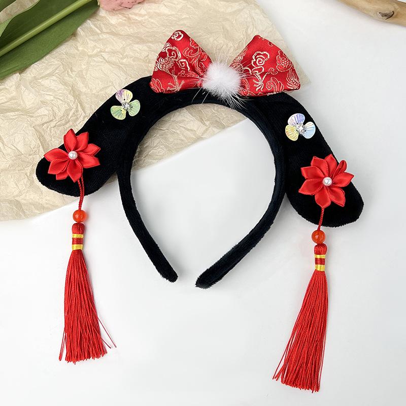 Древняя китайская повязка для волос с изображением принцессы, обруч для волос, винтажная милая повязка на голову, головные уборы, повязка на голову для выступлений для девочек, заколка для волос
Древняя китайская повязка для волос с изображением принцессы, обруч для волос, винтажная милая повязка на голову, головные уборы, повязка на голову для выступлений для девочек, заколка для волос