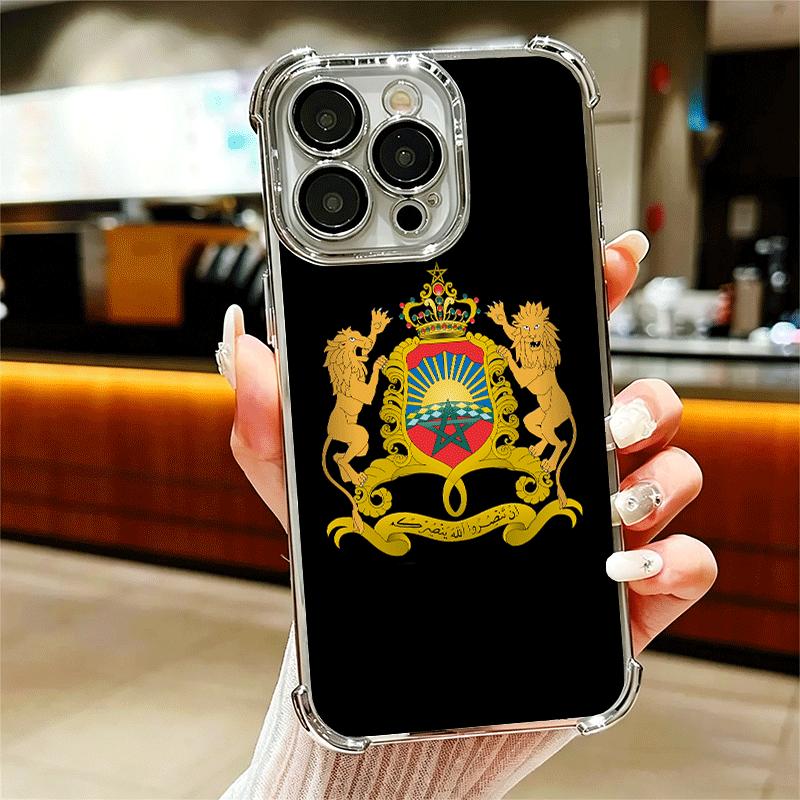 Morocco Flag Plating Phone Case For Iphone 16 17 Pro Max Air 16E 14 15 Plus 12 13 Mini Anti-Fall Airabag Cover iPhone 16 Pro
Morocco Flag Plating Phone Case For Iphone 16 17 Pro Max Air 16E 14 15 Plus 12 13 Mini Anti-Fall Airabag Cover iPhone 16 Pro