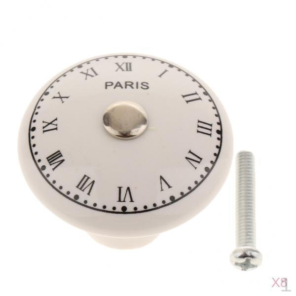 8 керамических ручек для дверцы шкафа, ручки для часов
8 керамических ручек для дверцы шкафа, ручки для часов