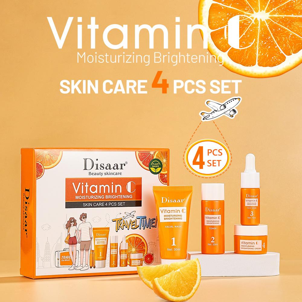 Disaar VC Brightening Travel Skincare Set Портативный набор образцов Осветляет тон кожи, увлажняет и восстанавливает 01
Disaar VC Brightening Travel Skincare Set Портативный набор образцов Осветляет тон кожи, увлажняет и восстанавливает 01