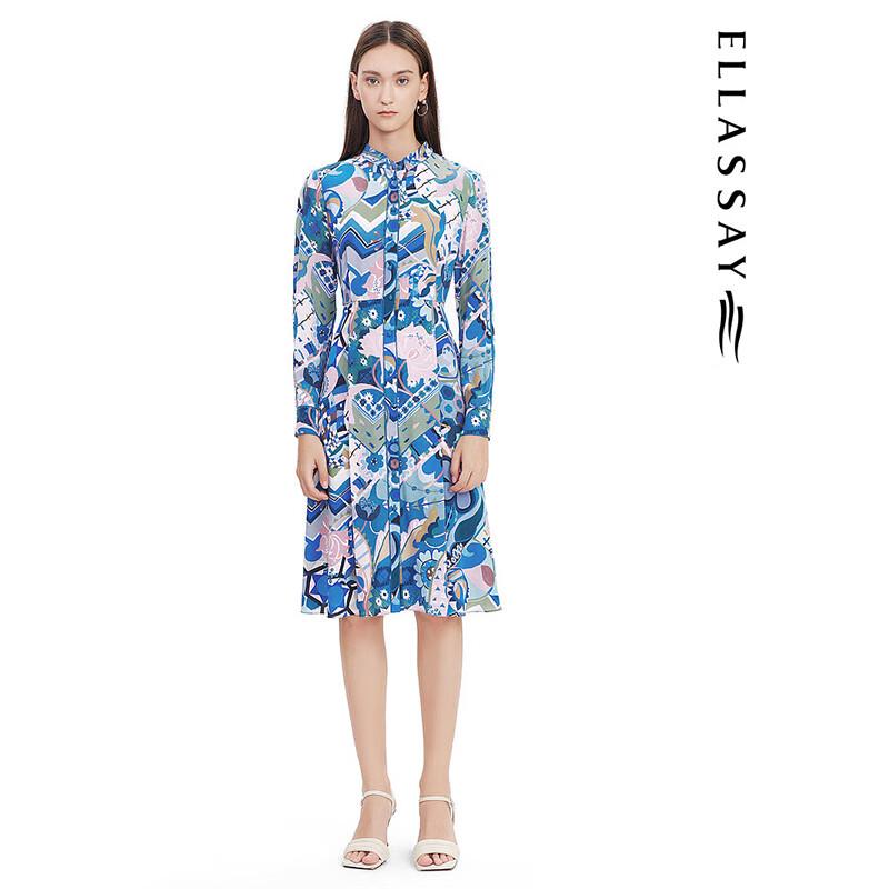 ELLASSAY Women s Spring/Summer Printed Mulberry Silk Dress L
ELLASSAY Women s Spring/Summer Printed Mulberry Silk Dress L