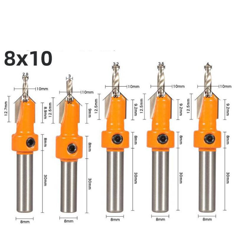 Фреза с зенковкой, винт, HSS, деревообрабатывающий экстрактор Remon, снос для фрезы по дереву, хвостовик 8 мм 5pcs 10mm оранжевый
Фреза с зенковкой, винт, HSS, деревообрабатывающий экстрактор Remon, снос для фрезы по дереву, хвостовик 8 мм 5pcs 10mm оранжевый