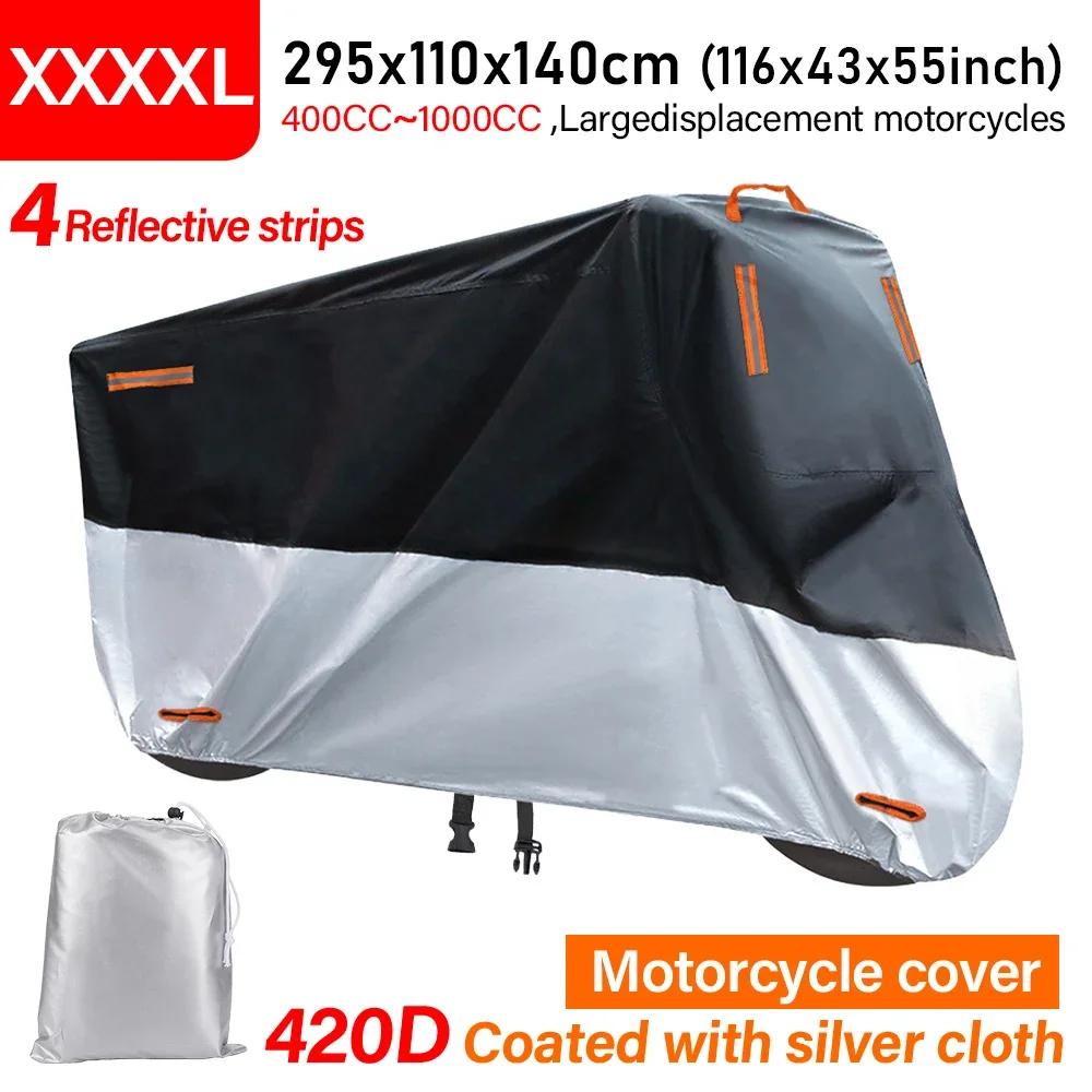 420D 4Xl Motorcycle Cover Waterproof All Season Motorbike Cover Dustproof Uv Protective Outdoor Indoor Motorbike Rain Cover 4XL
420D 4Xl Motorcycle Cover Waterproof All Season Motorbike Cover Dustproof Uv Protective Outdoor Indoor Motorbike Rain Cover 4XL