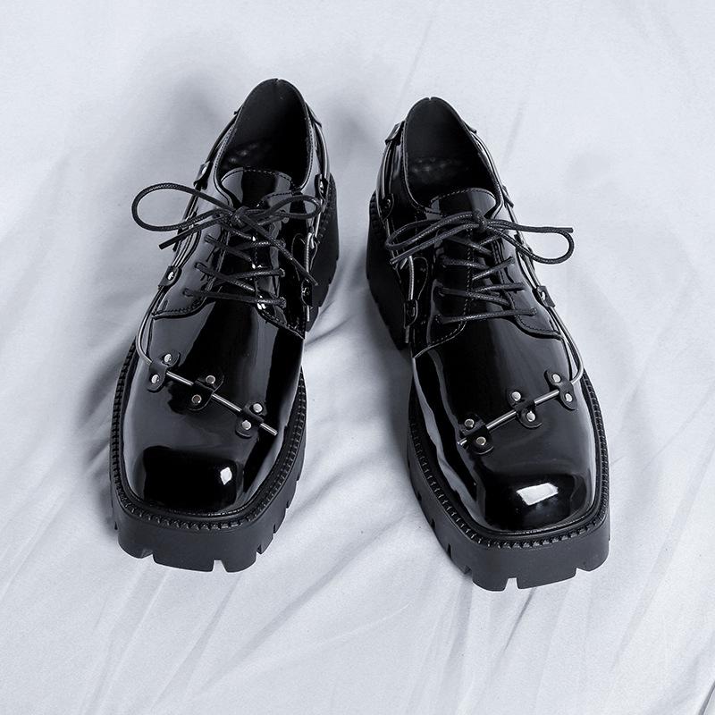 Men s Trendy Spring Square Toe Derby Shoes: Thick Sole, Leather, Handsome Design, Model 58001 41
Men s Trendy Spring Square Toe Derby Shoes: Thick Sole, Leather, Handsome Design, Model 58001 41
