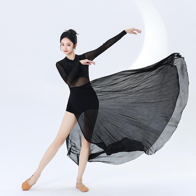 Женский костюм для танца Синьцзян - Пышная юбка для современного искусства, выступлений и практики S чёрный
Женский костюм для танца Синьцзян - Пышная юбка для современного искусства, выступлений и практики S чёрный