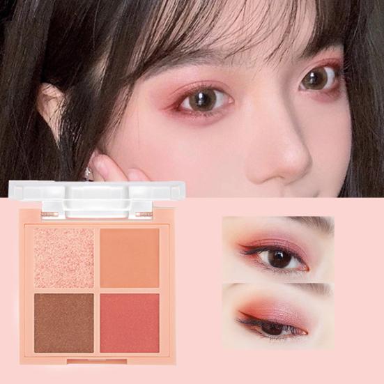 Прочный, не размазывающийся аксессуар для красоты, 4 цвета, блестящие матовые пигменты для глаз, палитра теней для век для девочек
Прочный, не размазывающийся аксессуар для красоты, 4 цвета, блестящие матовые пигменты для глаз, палитра теней для век для девочек