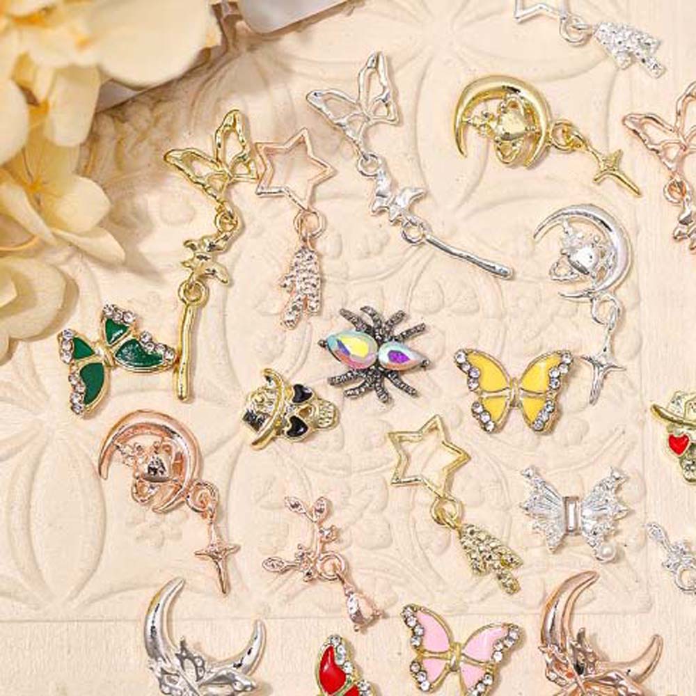 Manicure Ornaments Moon Nail Accessories Zinc Zinc Alloy Nail Art Charms Butterfly Nail Rhinestones Girls Style01
Manicure Ornaments Moon Nail Accessories Zinc Zinc Alloy Nail Art Charms Butterfly Nail Rhinestones Girls Style01