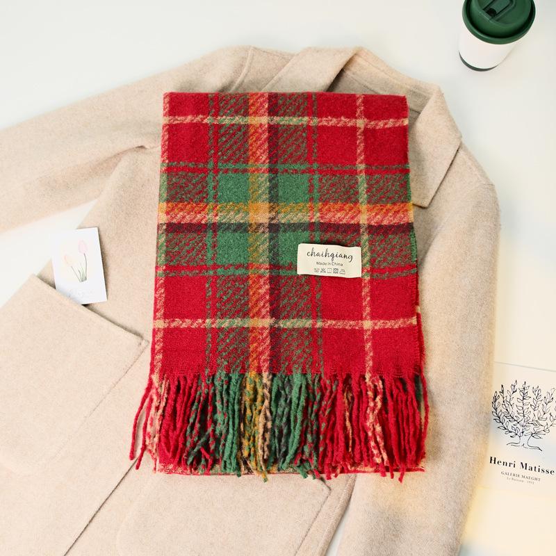 College Style Red & Green Plaid Winter Scarf: High-End, Thick Imitation Cashmere Shawl красный/зеленый плед
College Style Red & Green Plaid Winter Scarf: High-End, Thick Imitation Cashmere Shawl красный/зеленый плед
