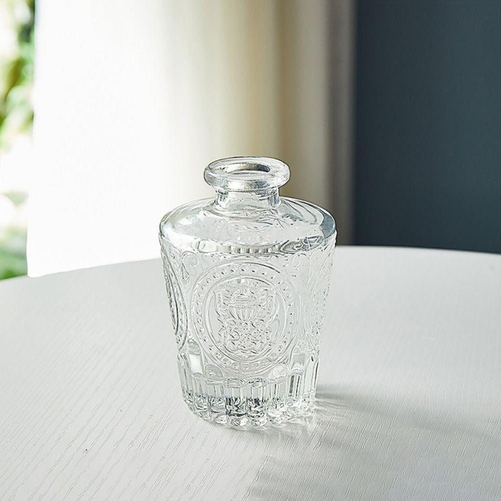 Вінтажна рельєфна ваза Glass Creaft Проста міні-скляна ваза Прозора гідропонічна ваза Домашній декор style 13
Вінтажна рельєфна ваза Glass Creaft Проста міні-скляна ваза Прозора гідропонічна ваза Домашній декор style 13