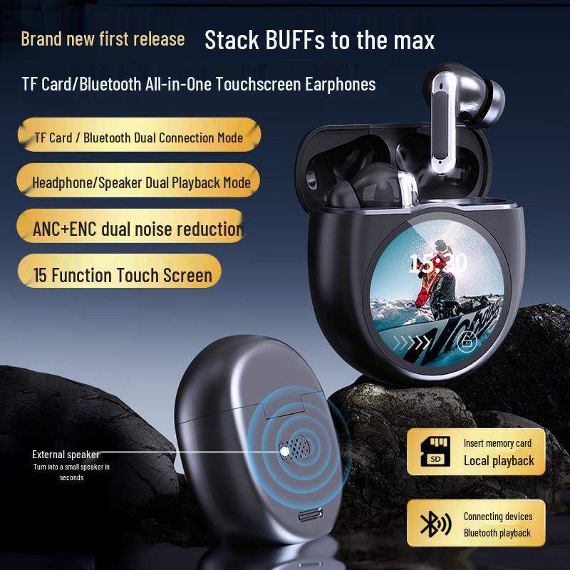 YX35 Wireless Bluetooth Earbuds: Portable In-Ear with Touch Controls, Digital Display, and High-Quality Sound білий
YX35 Wireless Bluetooth Earbuds: Portable In-Ear with Touch Controls, Digital Display, and High-Quality Sound білий