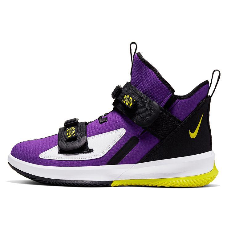 Мужские кроссовки Nike LeBron Soldier 13 SFG Lakers фиолетовые, фиолетовые, динамические, желтые, AR4225-500
Мужские кроссовки Nike LeBron Soldier 13 SFG Lakers фиолетовые, фиолетовые, динамические, желтые, AR4225-500