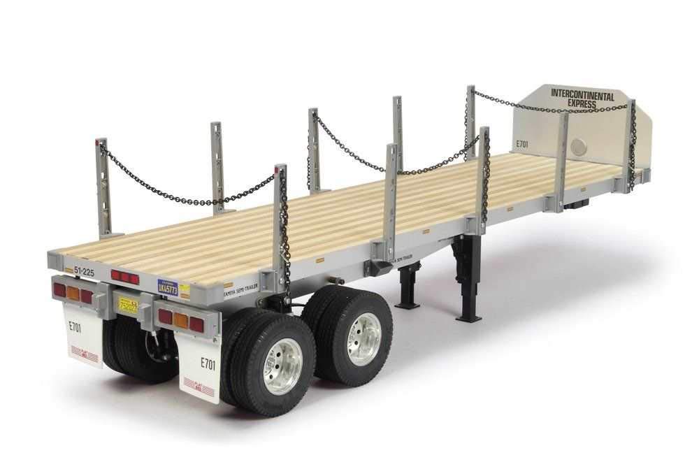 Tamiya Electric RC Big Truck Series Flatbed Radio Controlled for Trailer Trucks 56306 1/14 No.06 Semi-Trailer
Tamiya Electric RC Big Truck Series Flatbed Radio Controlled for Trailer Trucks 56306 1/14 No.06 Semi-Trailer