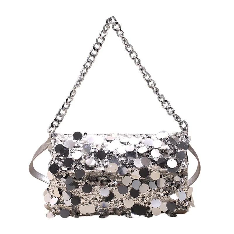 Sequined Shiny Handbags Women 2023 New Fashion Shoulder Crossbody Bags Luxury Party Evening Bags Purple Over Envelope Bags
Sequined Shiny Handbags Women 2023 New Fashion Shoulder Crossbody Bags Luxury Party Evening Bags Purple Over Envelope Bags