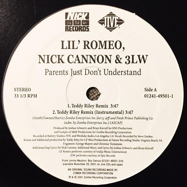 12inch Record LIL ROMEO, NICK CANNON & 3LW - Parents Just Don t Understand 01241495011 Jive 2001 US Rap & Hip-Hop/R&B Used
12inch Record LIL ROMEO, NICK CANNON & 3LW - Parents Just Don t Understand 01241495011 Jive 2001 US Rap & Hip-Hop/R&B Used