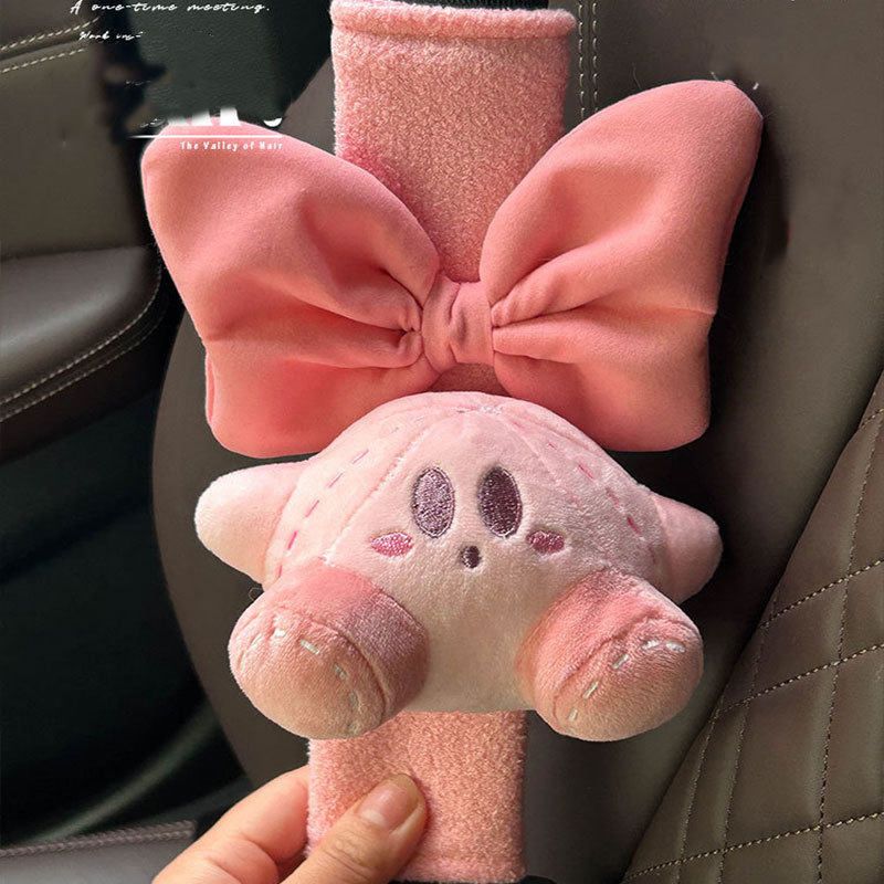 Girl s Bowknot Kirby Cute Protective Cover Car Interior Decoration Accessories Car Seatbelt Shoulder Pad Lamb Velvet Powder + Eyeless Card
Girl s Bowknot Kirby Cute Protective Cover Car Interior Decoration Accessories Car Seatbelt Shoulder Pad Lamb Velvet Powder + Eyeless Card