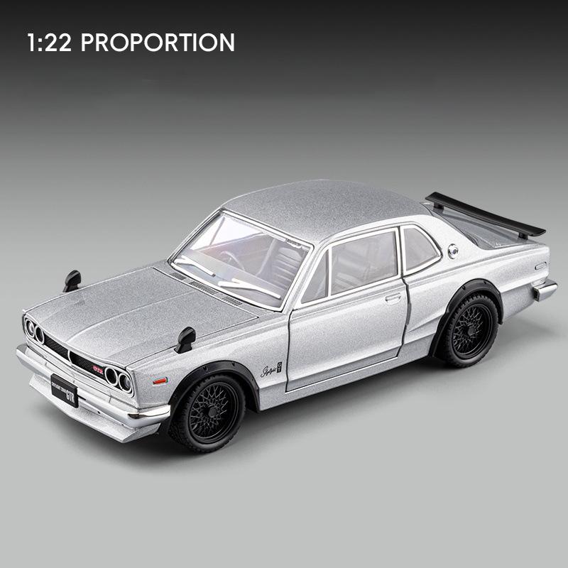 NEW 1:22 SKYLINE 2000 GTR KPGC10 JDM Alloy Car Model Sound and Light Pull Back Car Toy Collectibles Birthday Gift
NEW 1:22 SKYLINE 2000 GTR KPGC10 JDM Alloy Car Model Sound and Light Pull Back Car Toy Collectibles Birthday Gift