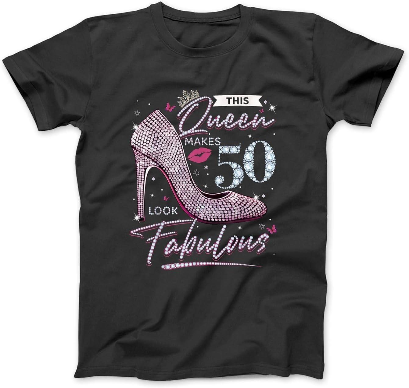 This Queen Makes 50 Looks Fabulous Shirt 50th Birthday Women T-Shirt Sweatshirt Hoodie Tanktop for Men Women Kids Black XXXXXL чорний
This Queen Makes 50 Looks Fabulous Shirt 50th Birthday Women T-Shirt Sweatshirt Hoodie Tanktop for Men Women Kids Black XXXXXL чорний