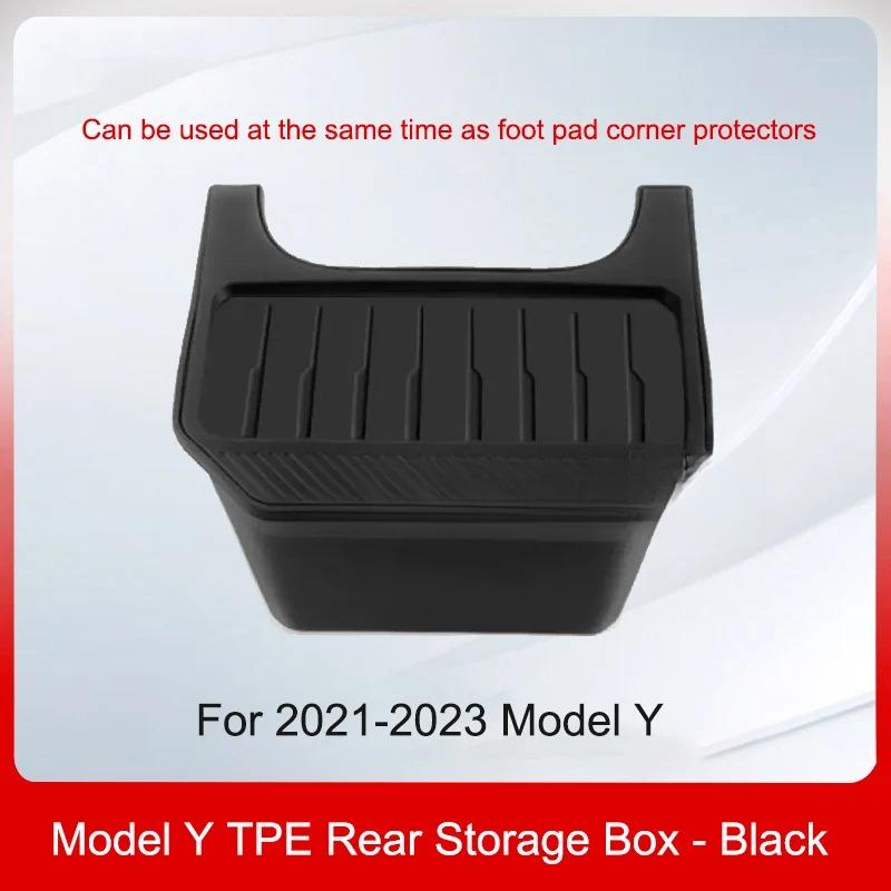 For Tesla Model Y -2025 Rear Center Console Storage Box TPE Organizer Box with Cover Trash Can Under Seat Car Accessories black 1PCS
For Tesla Model Y -2025 Rear Center Console Storage Box TPE Organizer Box with Cover Trash Can Under Seat Car Accessories black 1PCS