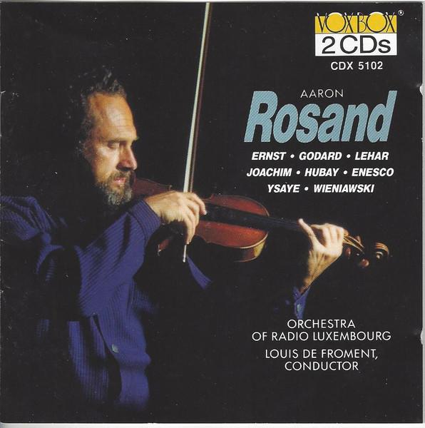 CD FRANZ LEHAR, HENRYK WIENIAWSKI, LOU - Aaron Rosand Plays: Ernst, Godard, CDX5102 VoxBox 1993 US Classical Used
CD FRANZ LEHAR, HENRYK WIENIAWSKI, LOU - Aaron Rosand Plays: Ernst, Godard, CDX5102 VoxBox 1993 US Classical Used