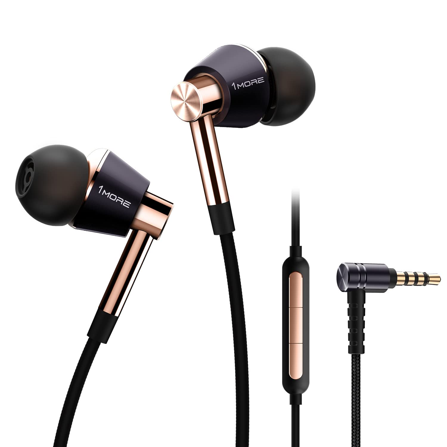 1MORE Triple Driver Hi-Res Sound Source Compatible Hi-Res Earphones Stereo Hi-Fi Sound Visual Grand Prix (VGP) Noise Blocking Canal Type Wired Remote
1MORE Triple Driver Hi-Res Sound Source Compatible Hi-Res Earphones Stereo Hi-Fi Sound Visual Grand Prix (VGP) Noise Blocking Canal Type Wired Remote