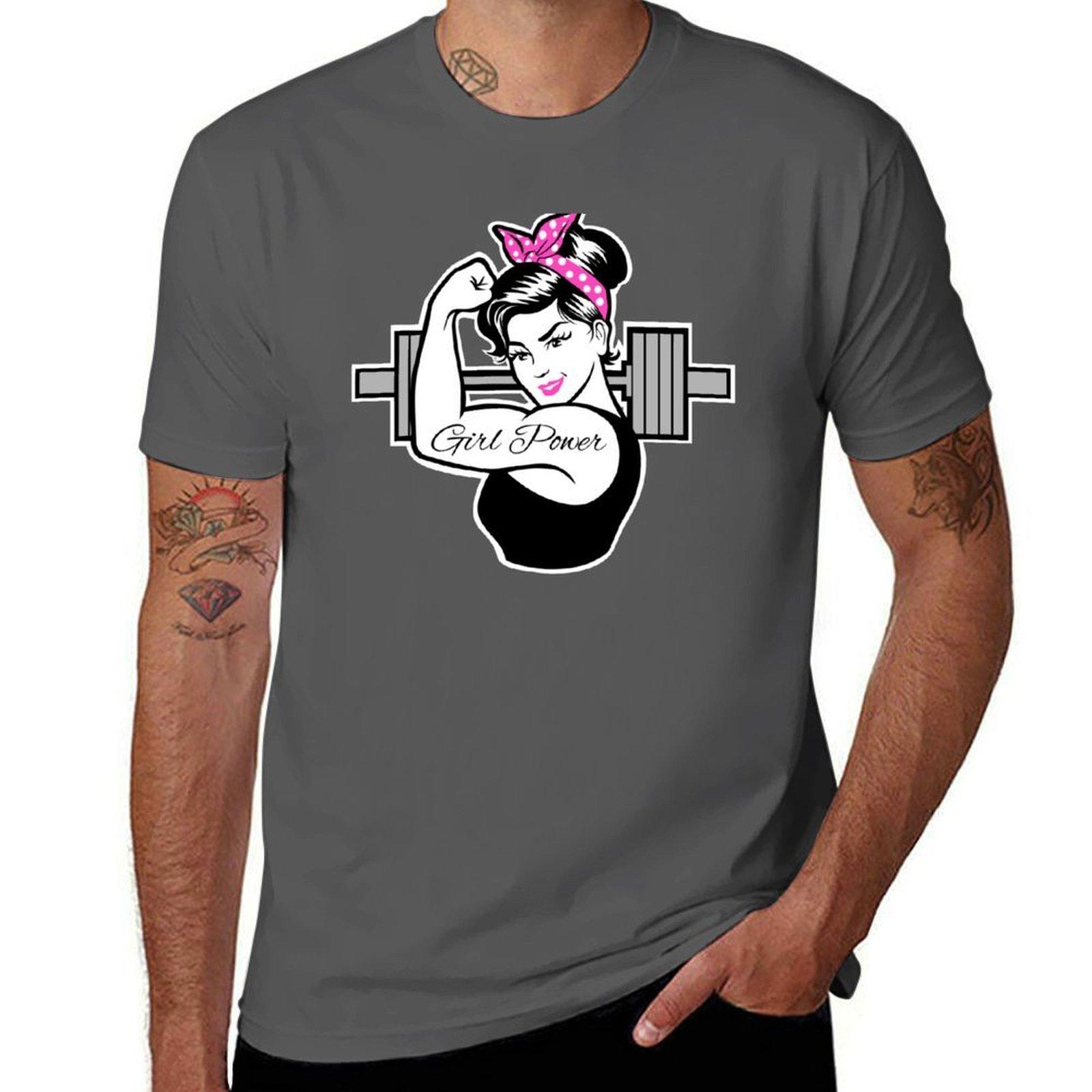 fitness girl girl power barbell girl weightlifting girl TShirt Tough Fabric Work Tee 4XL
fitness girl girl power barbell girl weightlifting girl TShirt Tough Fabric Work Tee 4XL