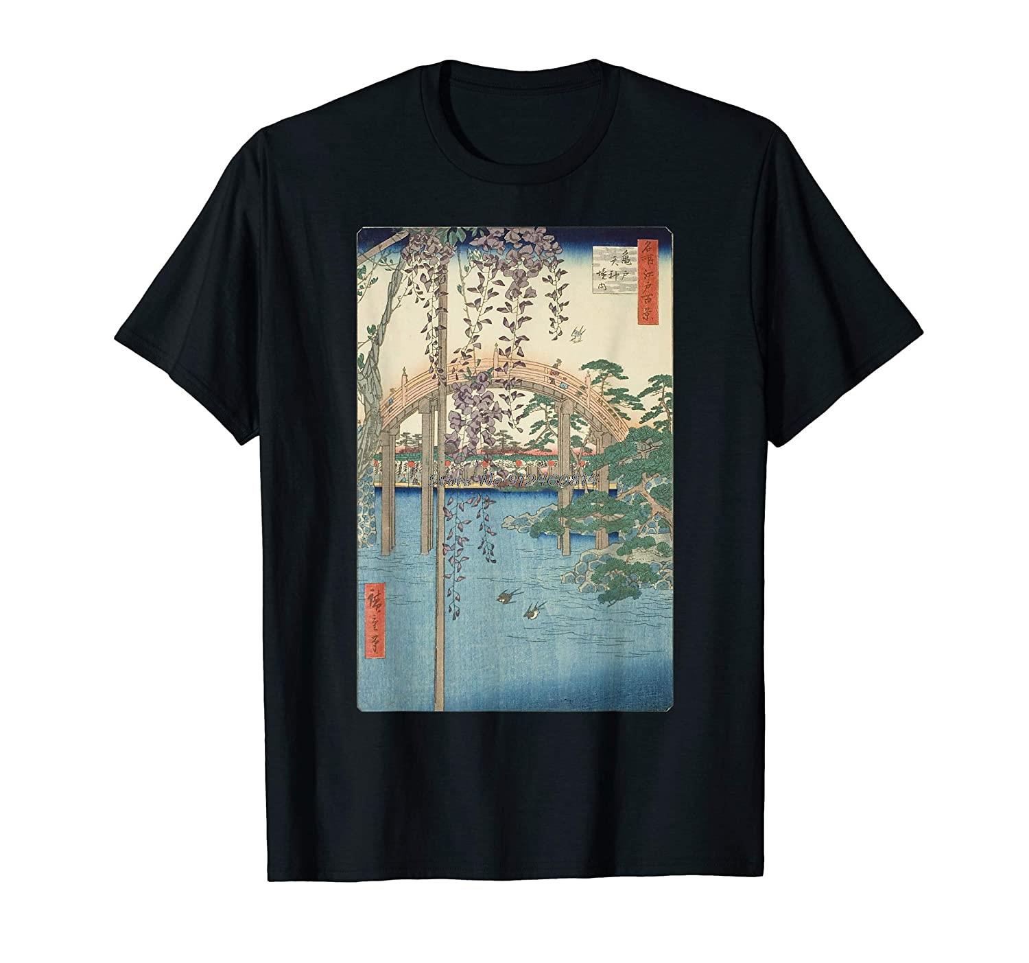 Vintage Famous Japanese Woodblock Art Kameido Tenjin Shrine T-Shirt Men Cotton O-neck Tshirt Hip Hop Tees Streetwear Harajuku 3XL
Vintage Famous Japanese Woodblock Art Kameido Tenjin Shrine T-Shirt Men Cotton O-neck Tshirt Hip Hop Tees Streetwear Harajuku 3XL