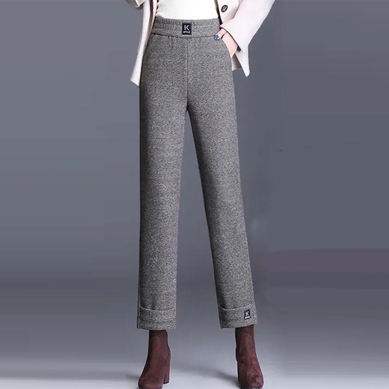 Plus Velvet Cropped Wide-Leg Tube Pants for Women - 2025 Winter New Style, Middle-Aged, Elastic Waist, Slimming, Casual. M
Plus Velvet Cropped Wide-Leg Tube Pants for Women - 2025 Winter New Style, Middle-Aged, Elastic Waist, Slimming, Casual. M
