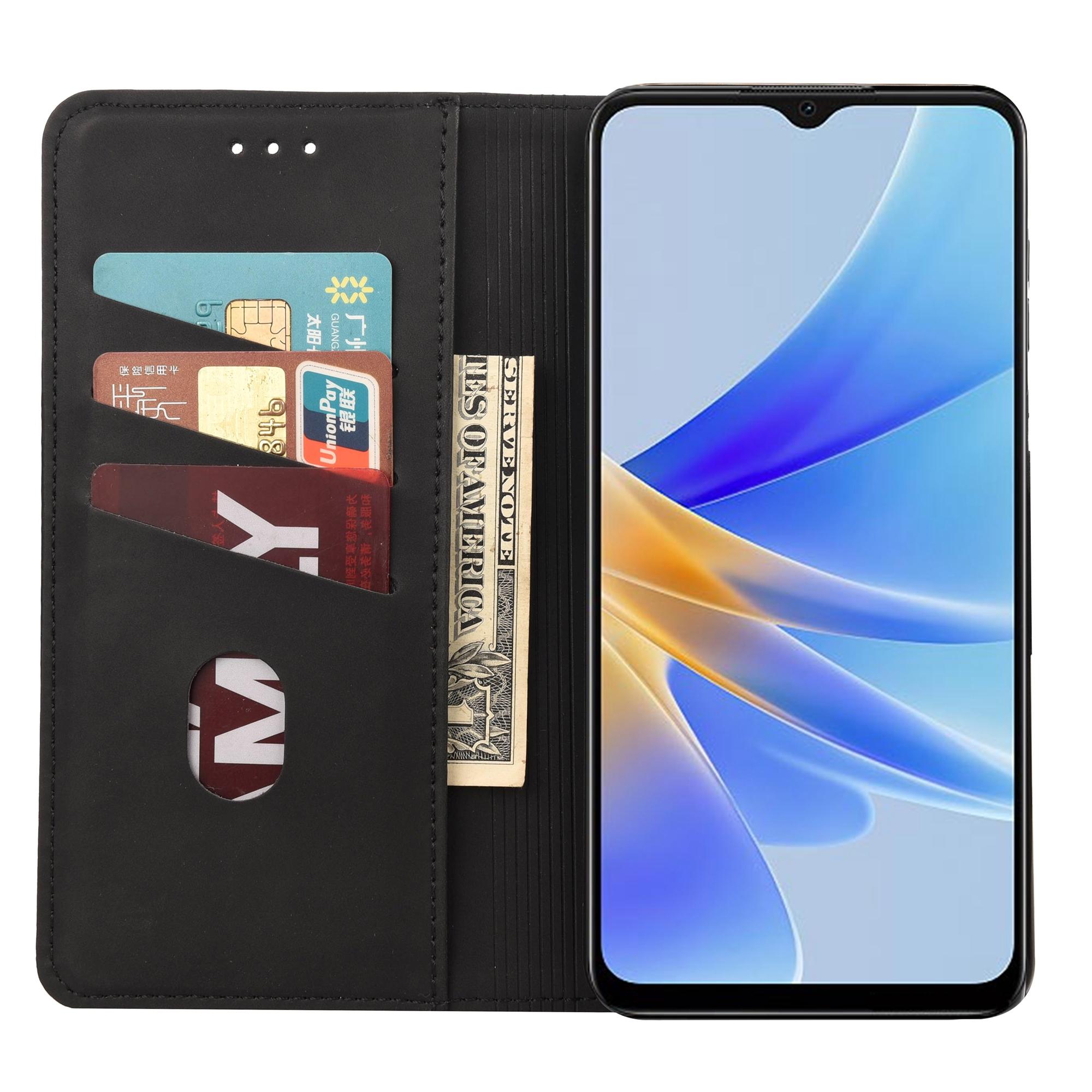 For Oppo A17 4G/A17k 4G Phone Case Color Splicing Skin-touch PU Leather Magnetic Auto Closing Stand Wallet Cover Black
For Oppo A17 4G/A17k 4G Phone Case Color Splicing Skin-touch PU Leather Magnetic Auto Closing Stand Wallet Cover Black