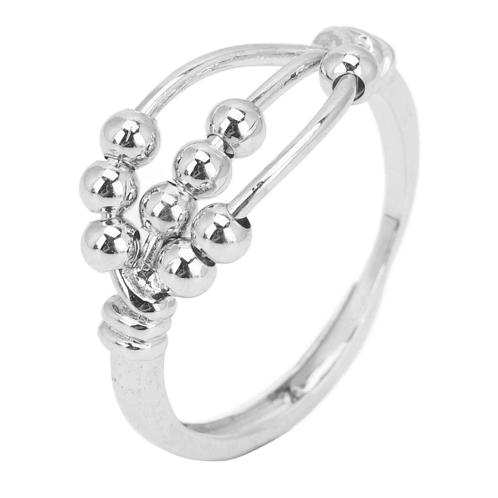 Кольцо для снятия тревоги и стресса, ретро, модное, элегантное, трехслойное, с вращающимися бусинами, для работы в офисе, вечеринки
Кольцо для снятия тревоги и стресса, ретро, модное, элегантное, трехслойное, с вращающимися бусинами, для работы в офисе, вечеринки