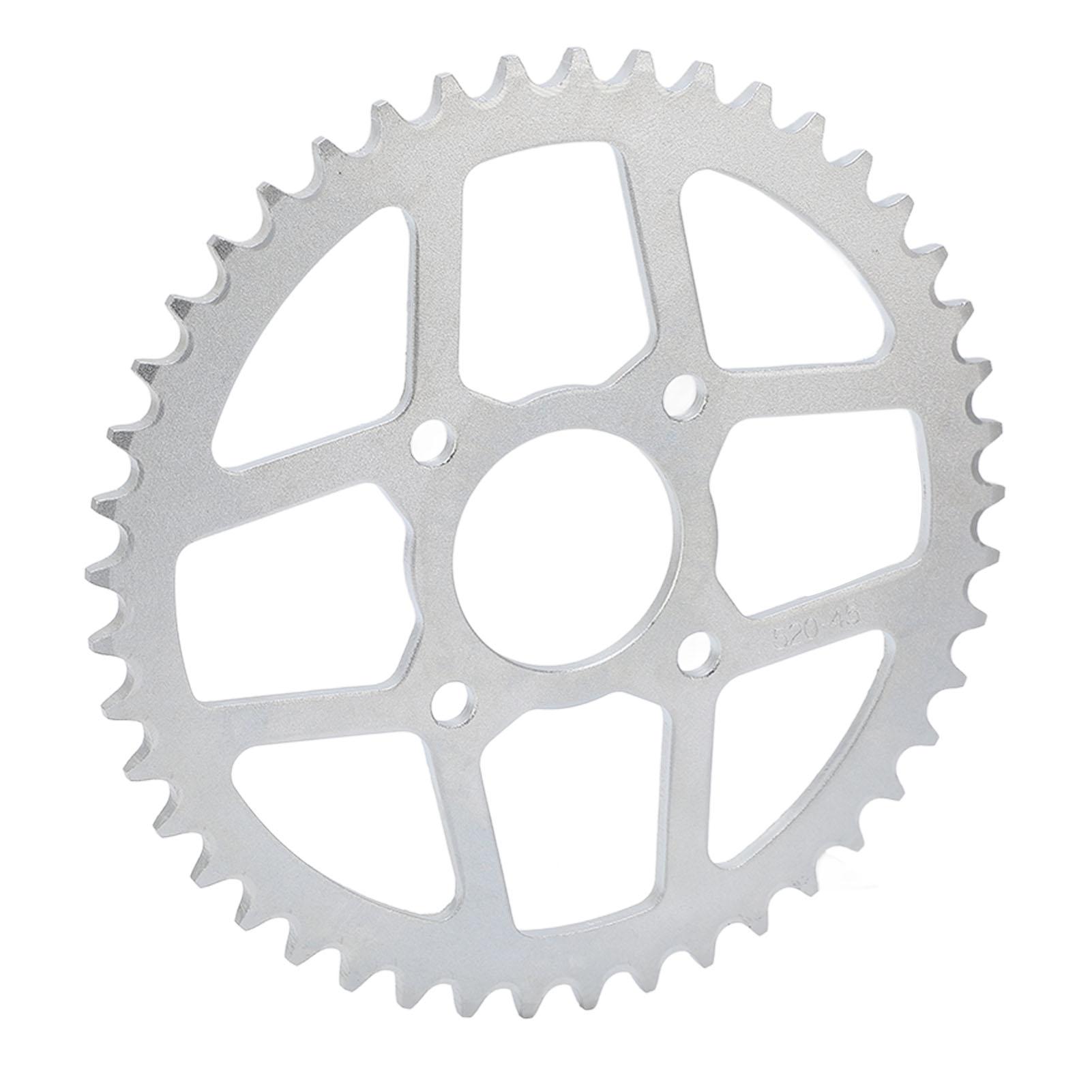 45T Steel Rear Back Sprocket Cog 520 Chain Sprockets For DIY Motorcycle ATV Karting Repair Accesspries
45T Steel Rear Back Sprocket Cog 520 Chain Sprockets For DIY Motorcycle ATV Karting Repair Accesspries