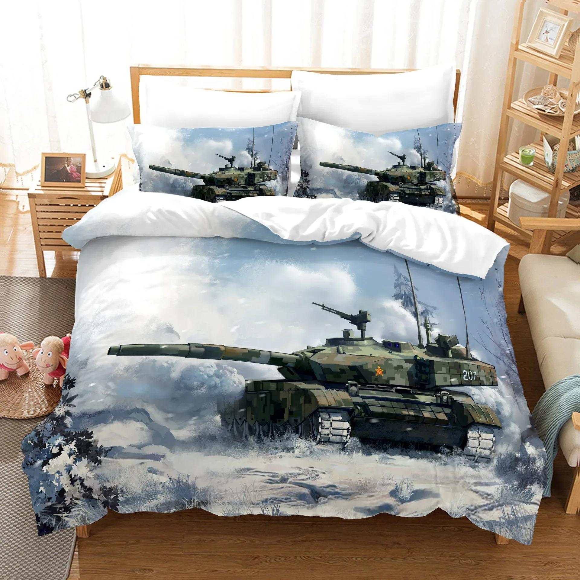 3D War Weapon Tank Duvet Cover with Pillow Cover Bedding Set Single Double Twin Full Queen King Size Boys Bedroom Decor 70x133cm 2pcs
3D War Weapon Tank Duvet Cover with Pillow Cover Bedding Set Single Double Twin Full Queen King Size Boys Bedroom Decor 70x133cm 2pcs