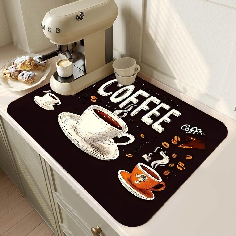 Впитывающий коврик-поддон для кофемашины с нескользящей резиновой подошвой, грязеотталкивающий, для кофемашины, кухонной раковины, столешницы в ванной 20x30cm
Впитывающий коврик-поддон для кофемашины с нескользящей резиновой подошвой, грязеотталкивающий, для кофемашины, кухонной раковины, столешницы в ванной 20x30cm