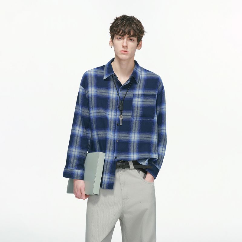 Мечта Сделано Синяя Клетчатая Рубашка с Длинным Рукавом для Мужчин на Осень, Высококлассная, Свободная и Повседневная Внутренняя Одежда для Мальчиков Blue 2XL
Мечта Сделано Синяя Клетчатая Рубашка с Длинным Рукавом для Мужчин на Осень, Высококлассная, Свободная и Повседневная Внутренняя Одежда для Мальчиков Blue 2XL