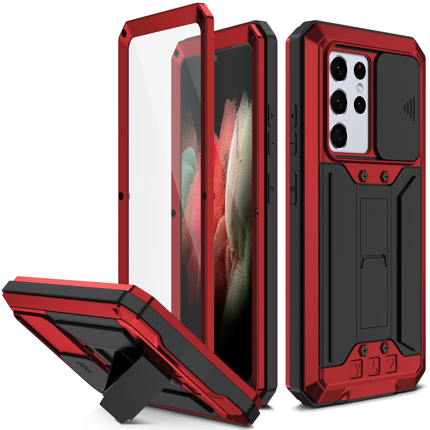 Protective Metal Case for Samsung S26 S25FE S25 Edge S24 S23 S22 Plus S21 Ultra Heavy-duty Shockproof Cover with Glass Screen aluminum&Case & Holder&Galaxy S23 Ultra червоний
Protective Metal Case for Samsung S26 S25FE S25 Edge S24 S23 S22 Plus S21 Ultra Heavy-duty Shockproof Cover with Glass Screen aluminum&Case & Holder&Galaxy S23 Ultra червоний