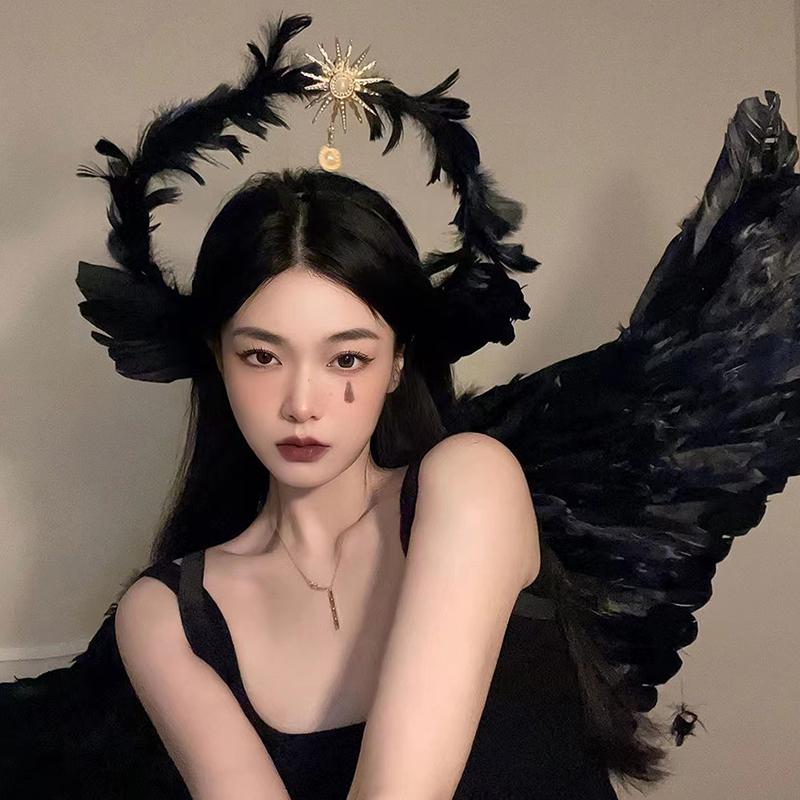 Elf Feather Headband Angel Goddess Headpiece Wings Baroque Feather Tiara Headwear Party Costumes WT simple headband
Elf Feather Headband Angel Goddess Headpiece Wings Baroque Feather Tiara Headwear Party Costumes WT simple headband
