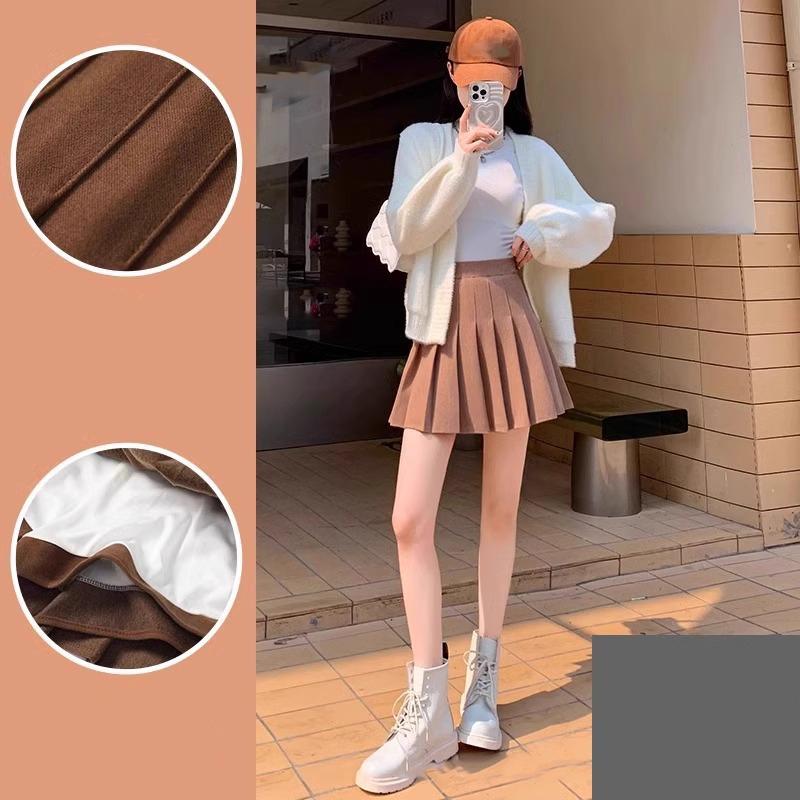 Autumn Winter Woolen Pleated Skirts Women High Waist Slimming Mini Skirt Ladies Zipper A Line Skirt XS
Autumn Winter Woolen Pleated Skirts Women High Waist Slimming Mini Skirt Ladies Zipper A Line Skirt XS