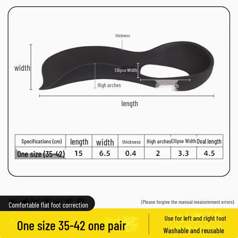 Стельки для коррекции плоскостопия и икроножных мышц с поддержкой свода стопы sizes 35-42 чёрный
Стельки для коррекции плоскостопия и икроножных мышц с поддержкой свода стопы sizes 35-42 чёрный