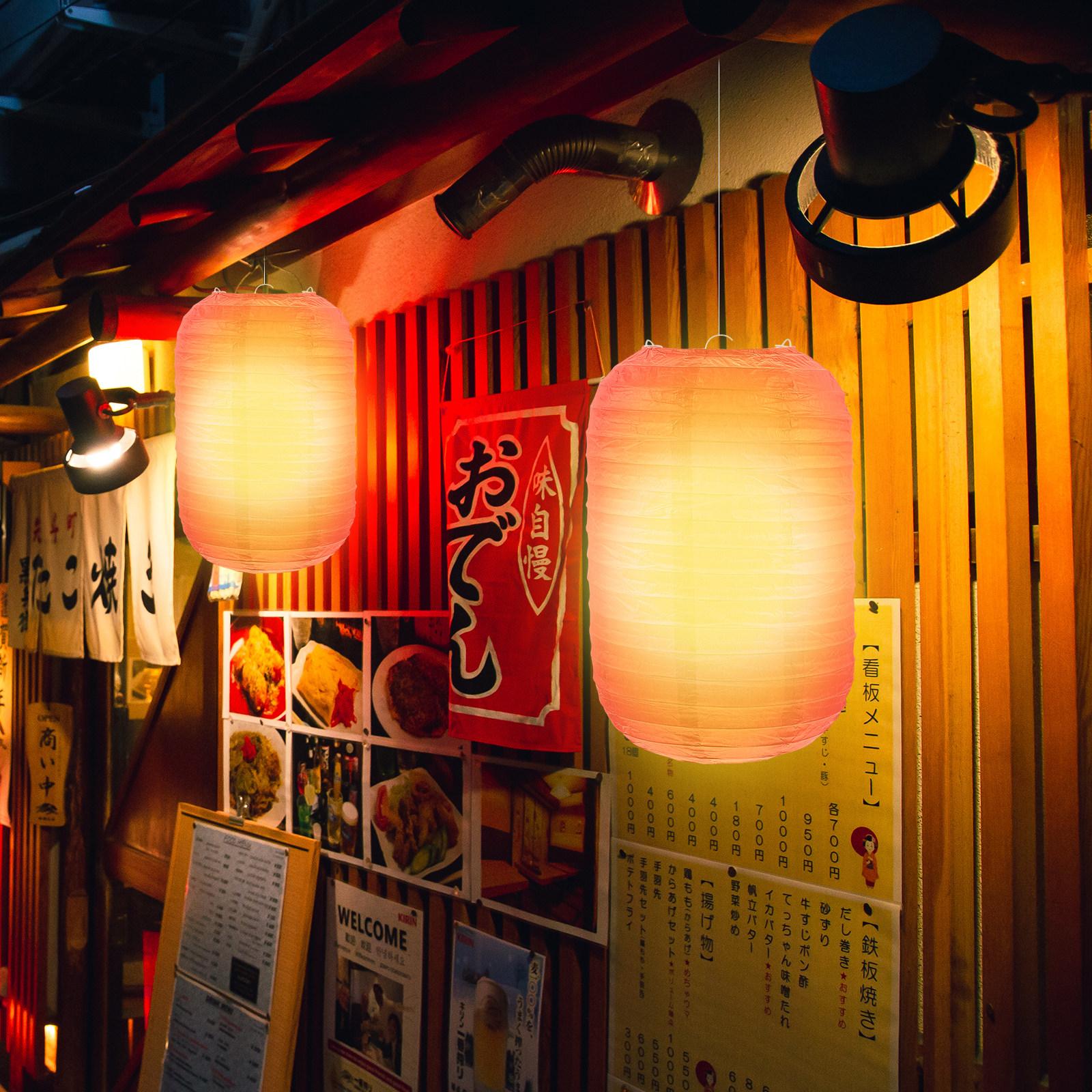 2Pcs Bright Color Japanese Style Lanterns Easy Install Hanging Decorative Lights for Theme Party Wedding Festival Outdoor Events
2Pcs Bright Color Japanese Style Lanterns Easy Install Hanging Decorative Lights for Theme Party Wedding Festival Outdoor Events