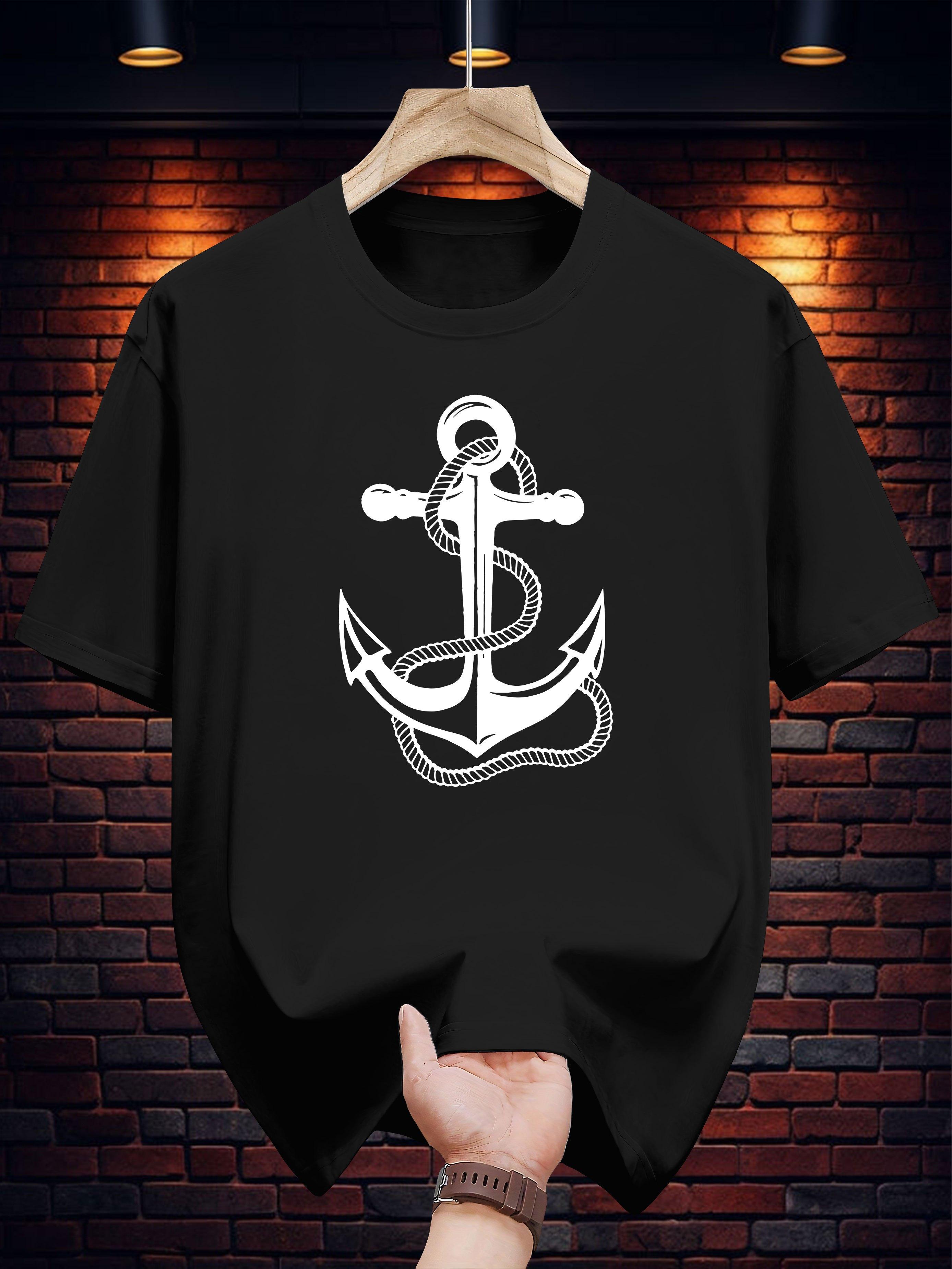 Print Short Sleeve T-shirt - Nautical Anchor Design S
Print Short Sleeve T-shirt - Nautical Anchor Design S
