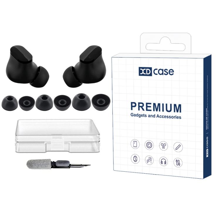 XDcase 3 Pairs Replacement Silicone Ear Tips Kit, S/M/L Size For Beats Studio Buds чёрный
XDcase 3 Pairs Replacement Silicone Ear Tips Kit, S/M/L Size For Beats Studio Buds чёрный
