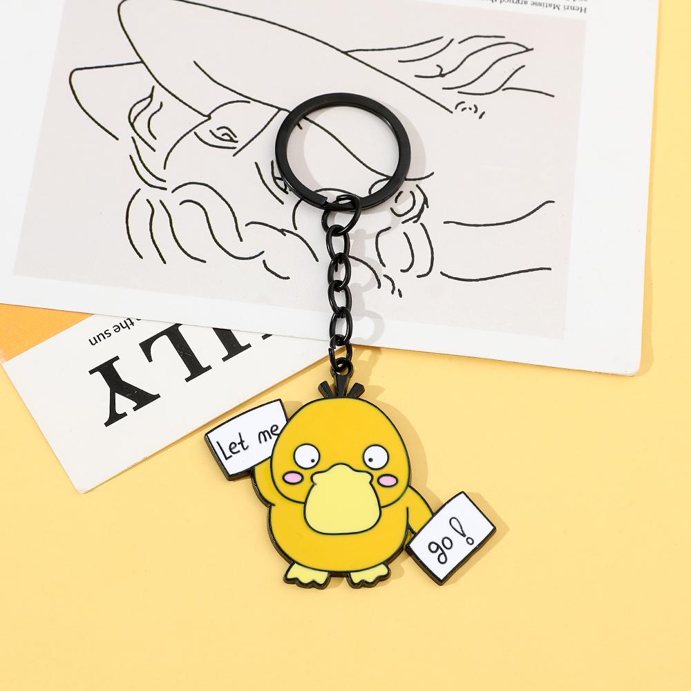 Cute Anime Psyduck Keychains for Boys Car Bag Pendant Figure Collectible
Cute Anime Psyduck Keychains for Boys Car Bag Pendant Figure Collectible