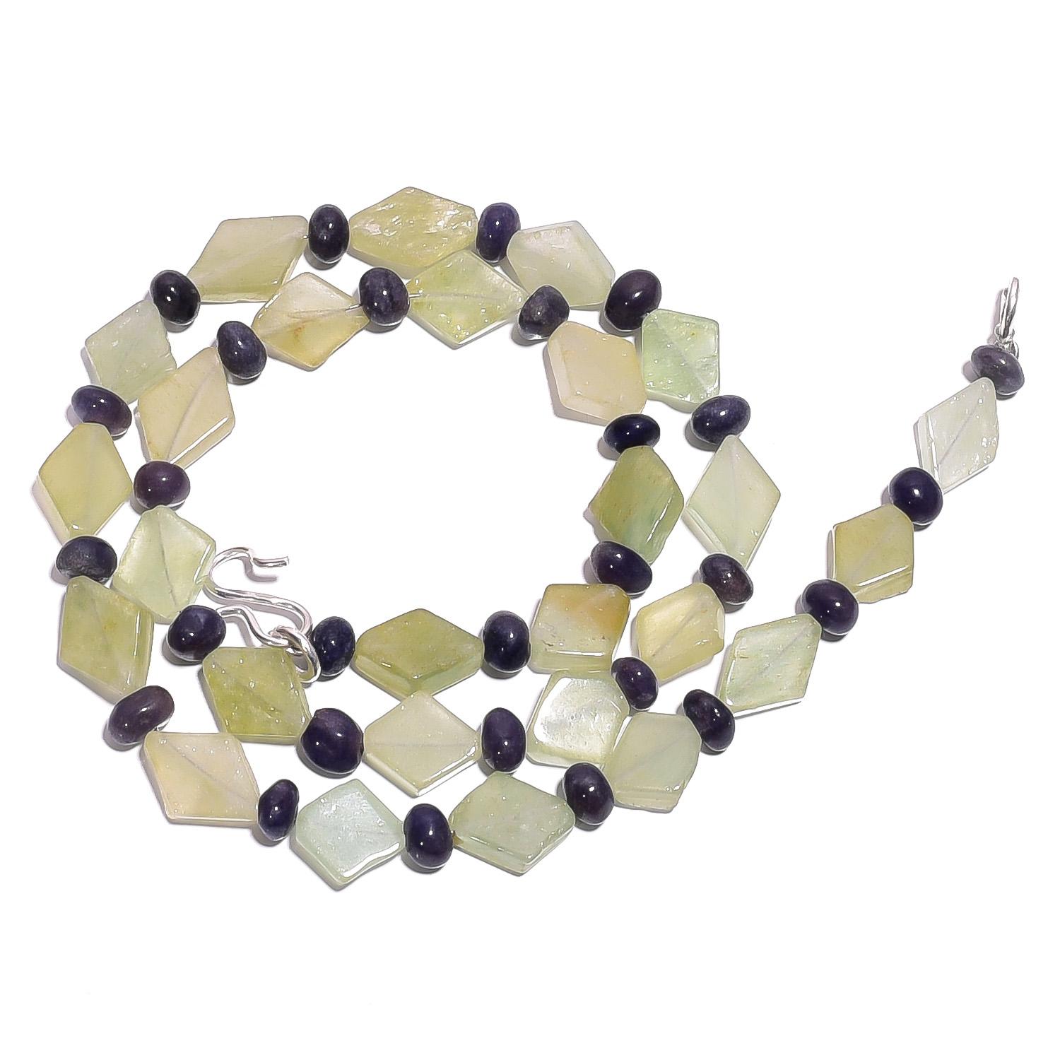 Natural Aventurine Iolite Gemstone Mix Shape Smooth Beads Necklace 17 UB-4860 UB-4860
Natural Aventurine Iolite Gemstone Mix Shape Smooth Beads Necklace 17 UB-4860 UB-4860