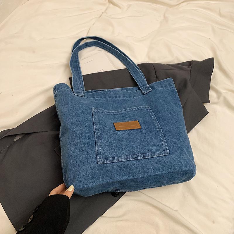 Американская винтажная джинсовая сумка-тоут, модная новая сумка-тоут большой вместимости, мужская и женская повседневная наплечная сумка
Американская винтажная джинсовая сумка-тоут, модная новая сумка-тоут большой вместимости, мужская и женская повседневная наплечная сумка